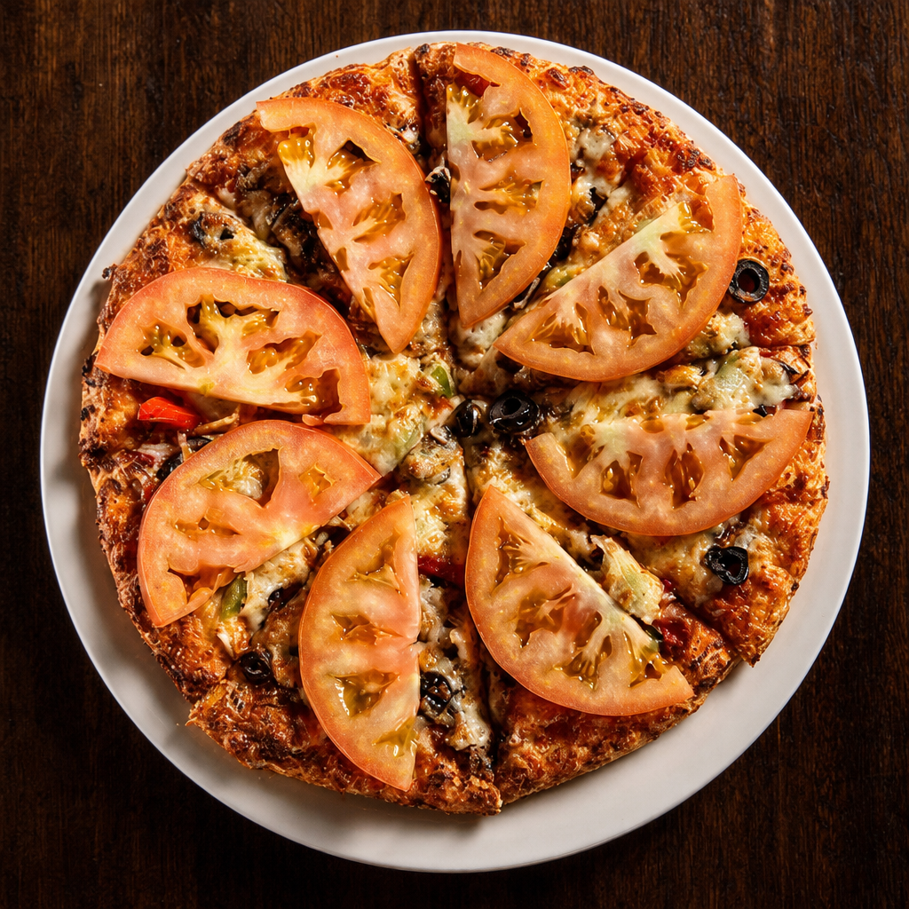 Vegetarian or Vegan Pizza.