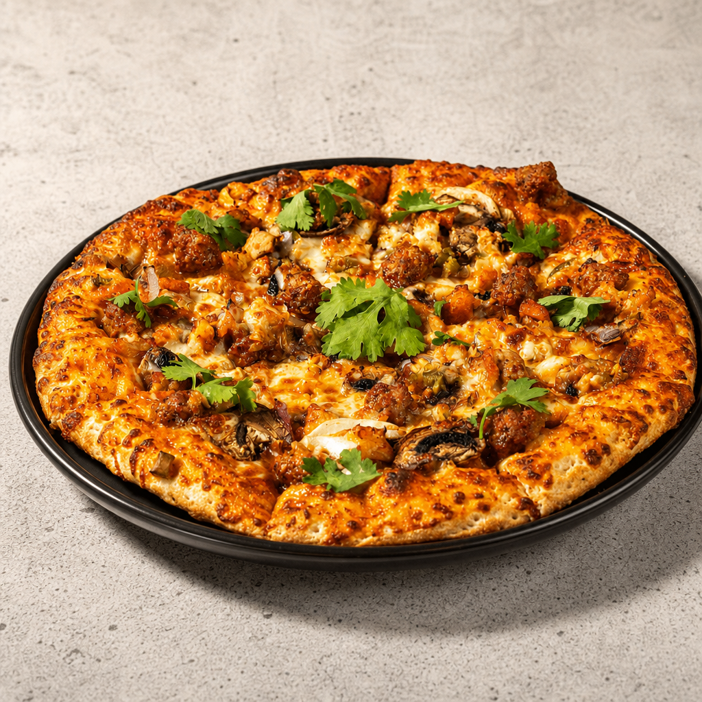 Curry Tikka Slice Pizza.