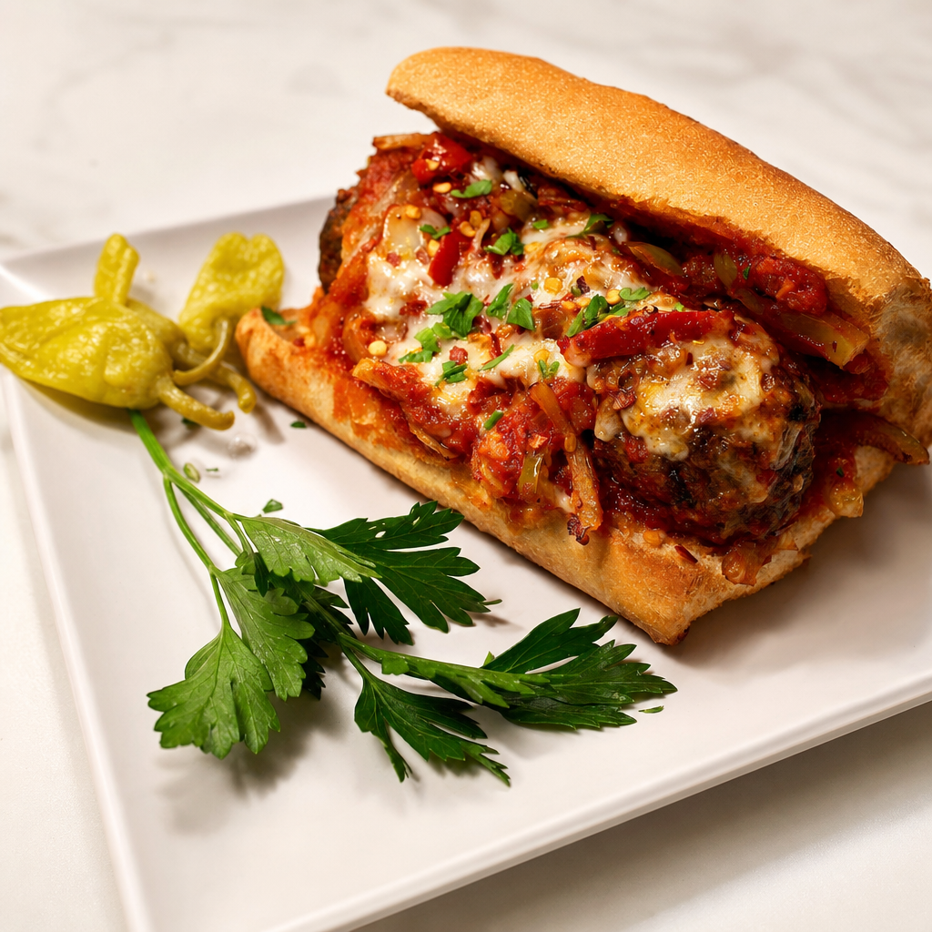 Meatball Sandwich.