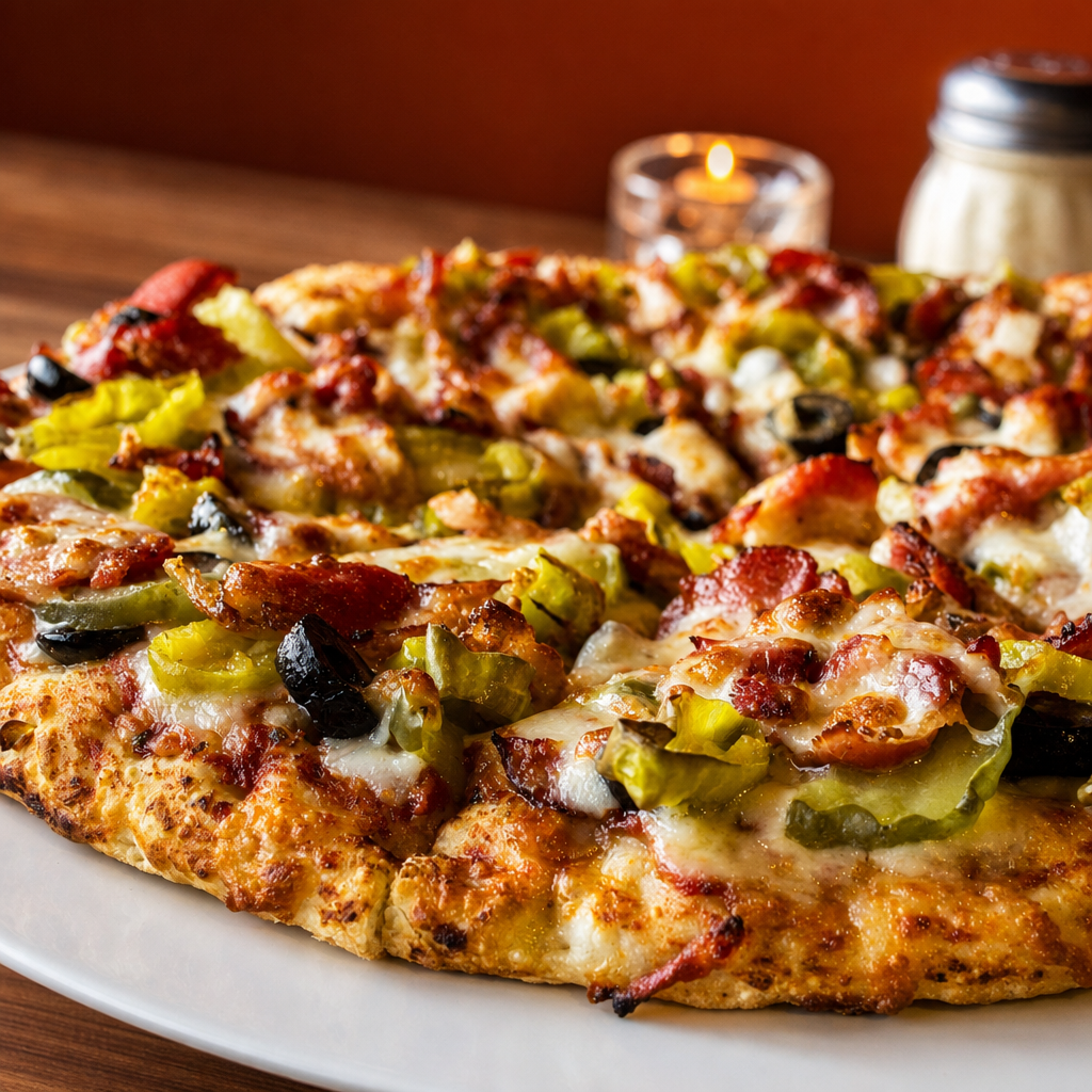 Pastrami Slice Pizza.