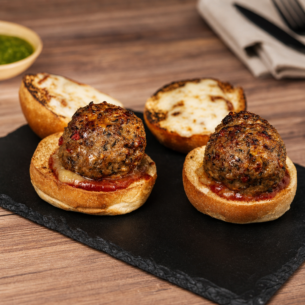 Meatball Sliders.