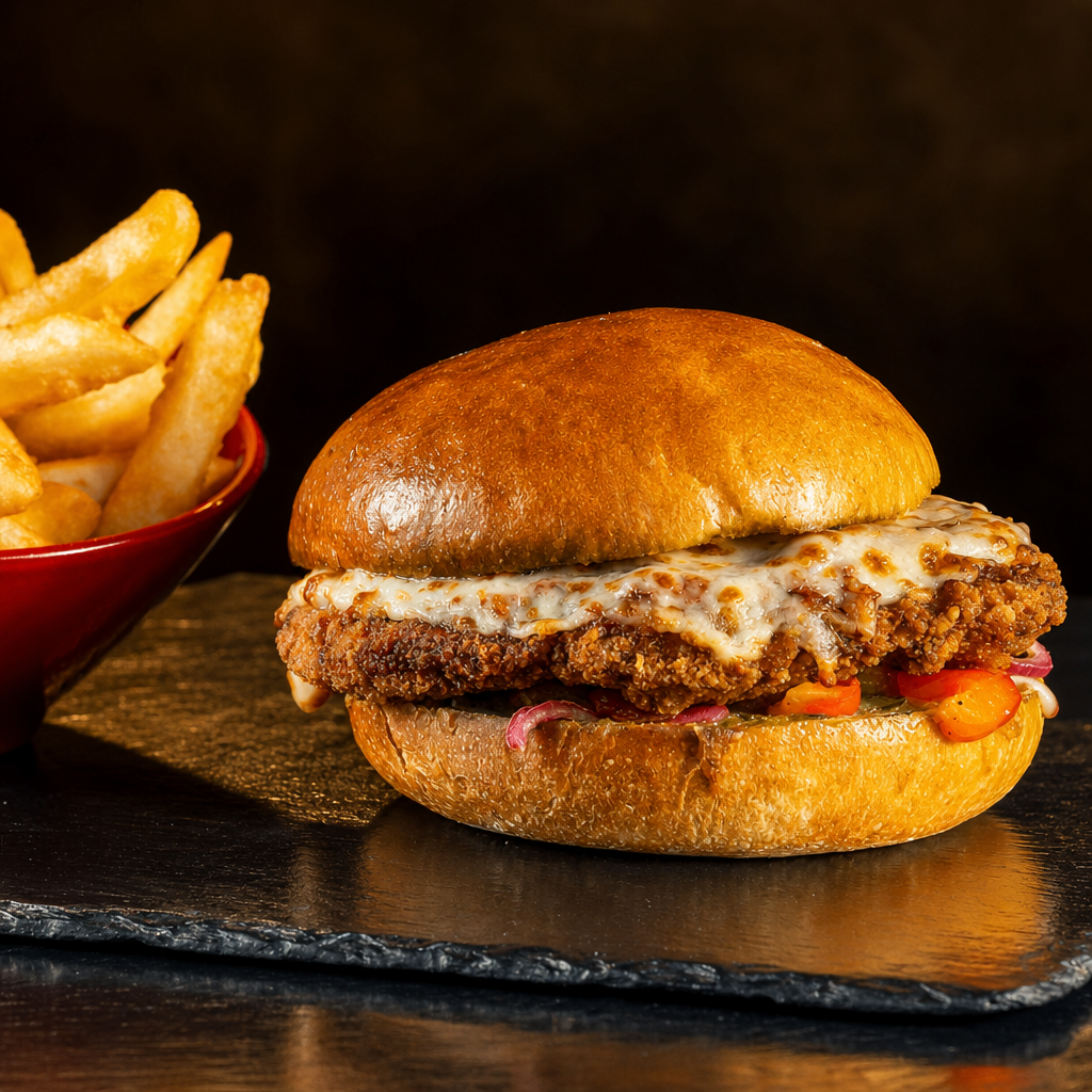 Chicken Parmesan Sandwich.