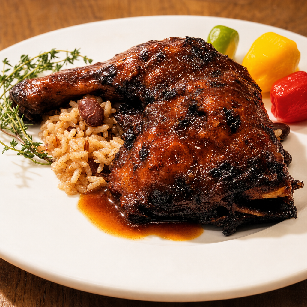Jerk Chicken Snack.