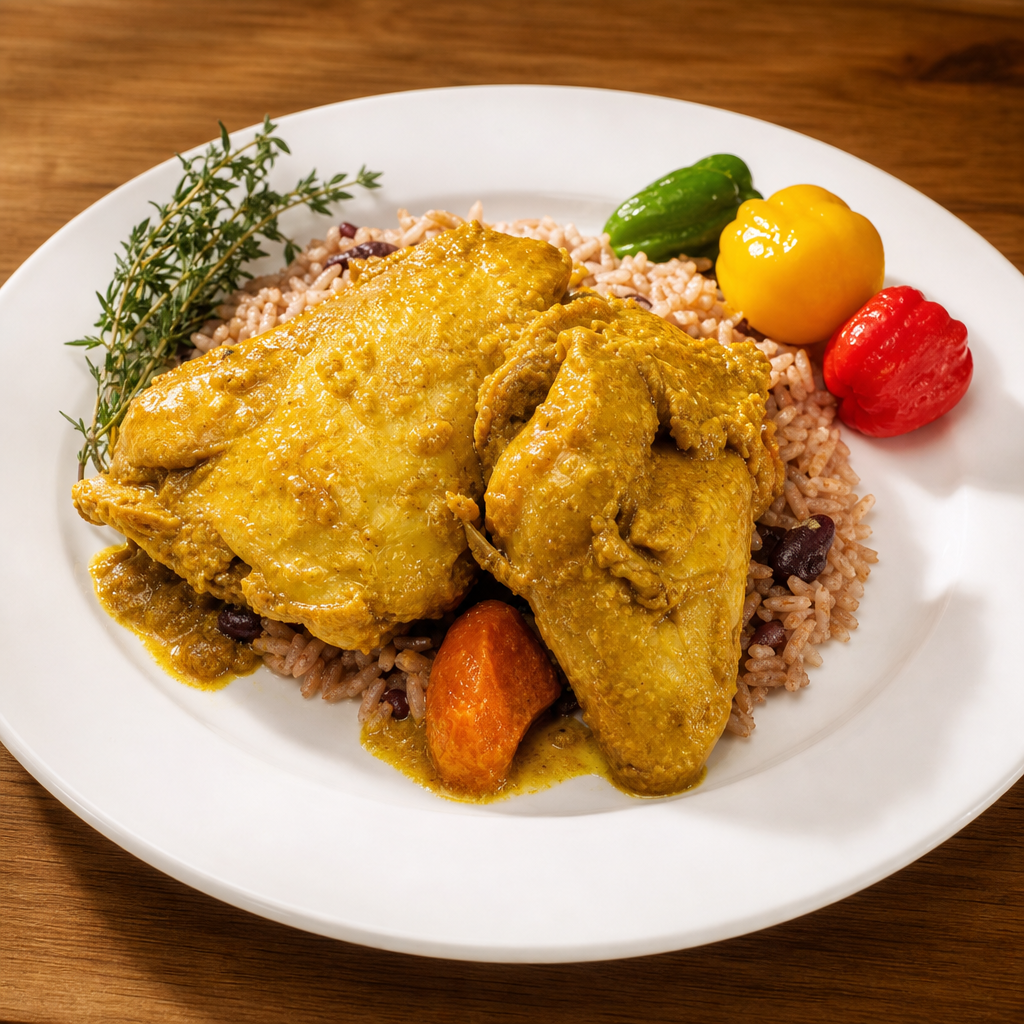 Curry Chicken Snack.