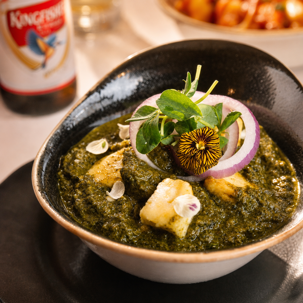 Lahsooni Saag Paneer.