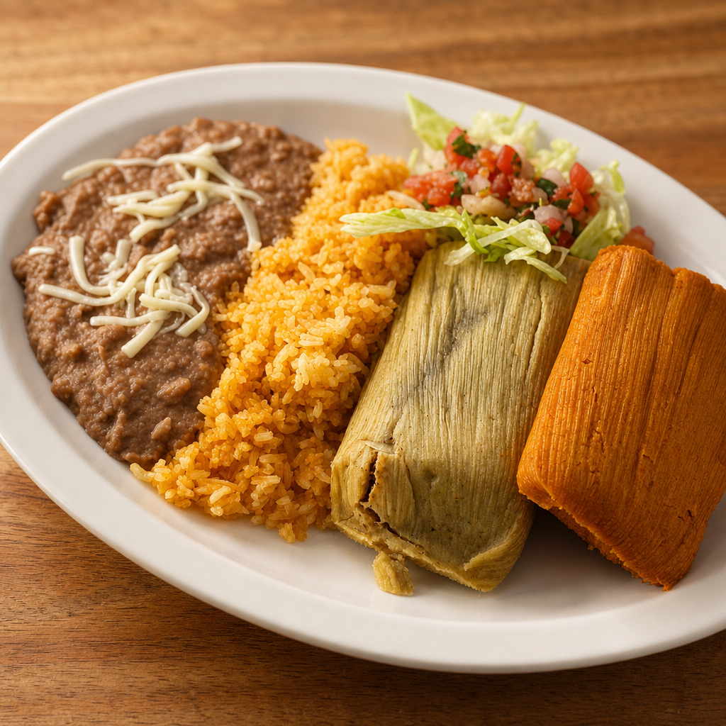 2 Tamales Plate.