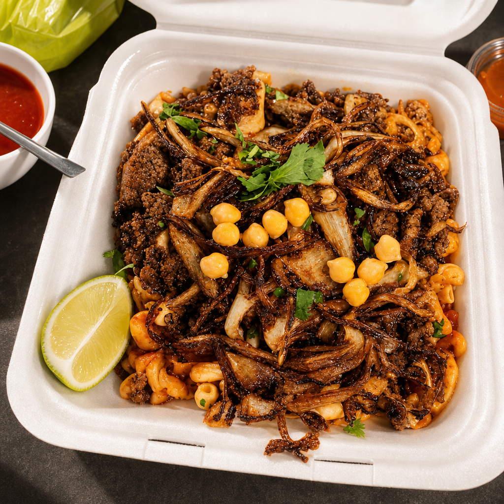 Chicken Kushari Plate