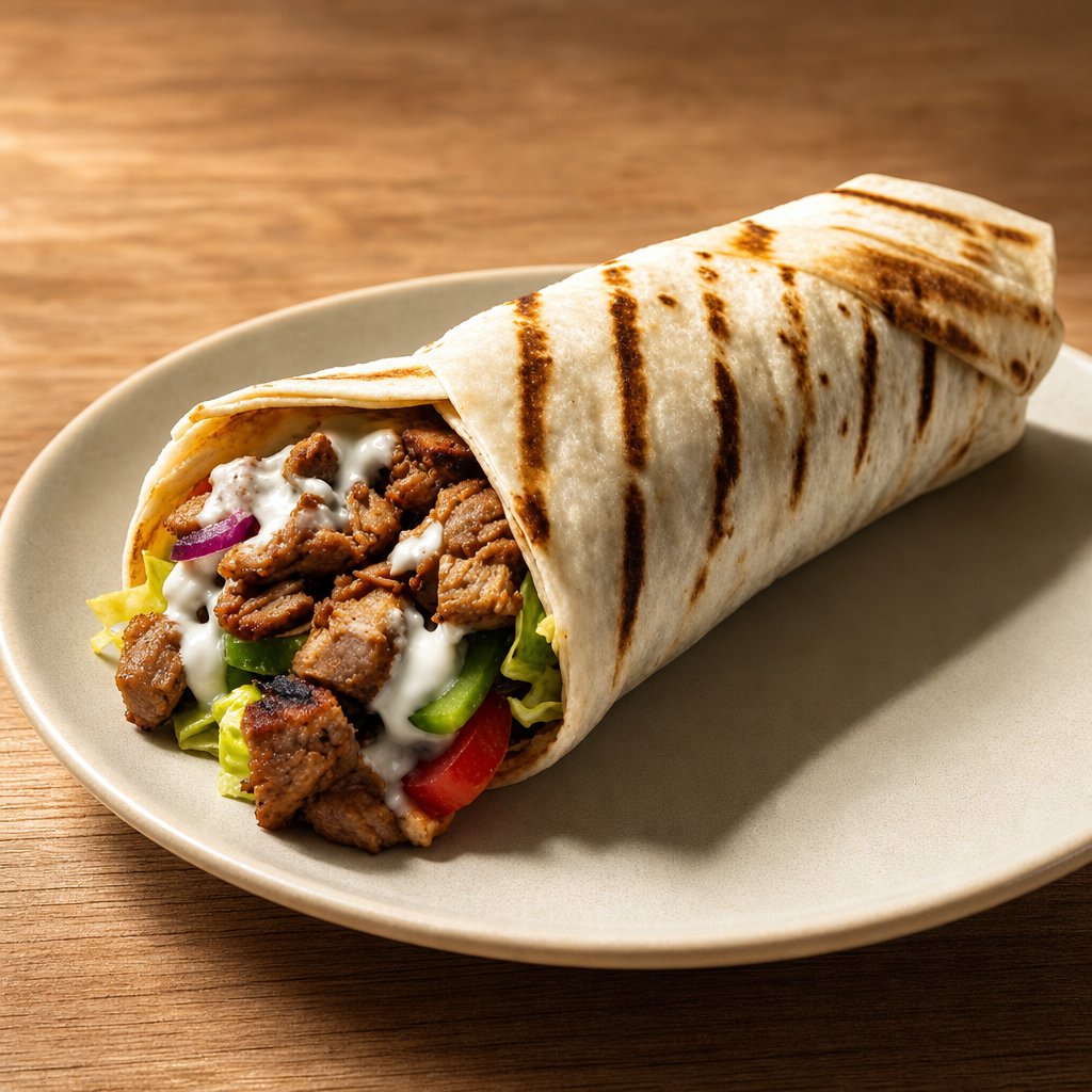 Beef Shawarma Wrap