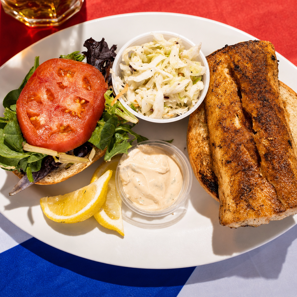 Mahi Sandwich