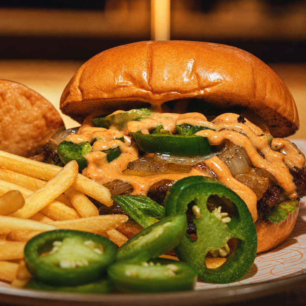 Spicy Jalapeño Smashburger