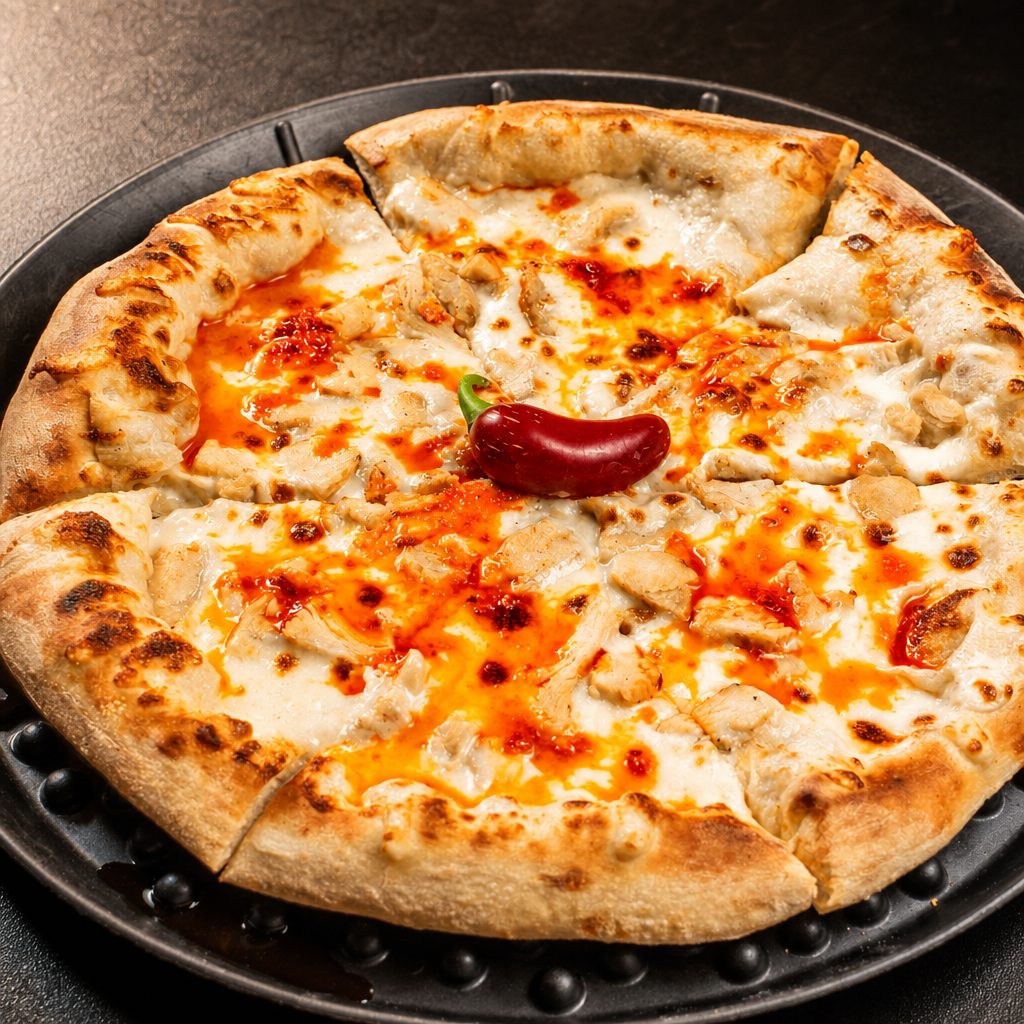 Spicy White Pizza