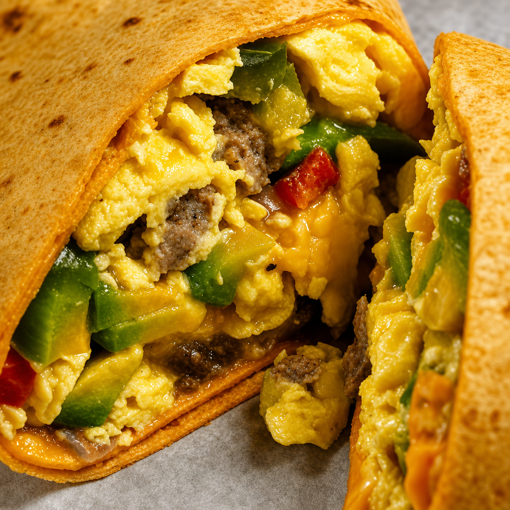 Spicy Breakfast Burrito