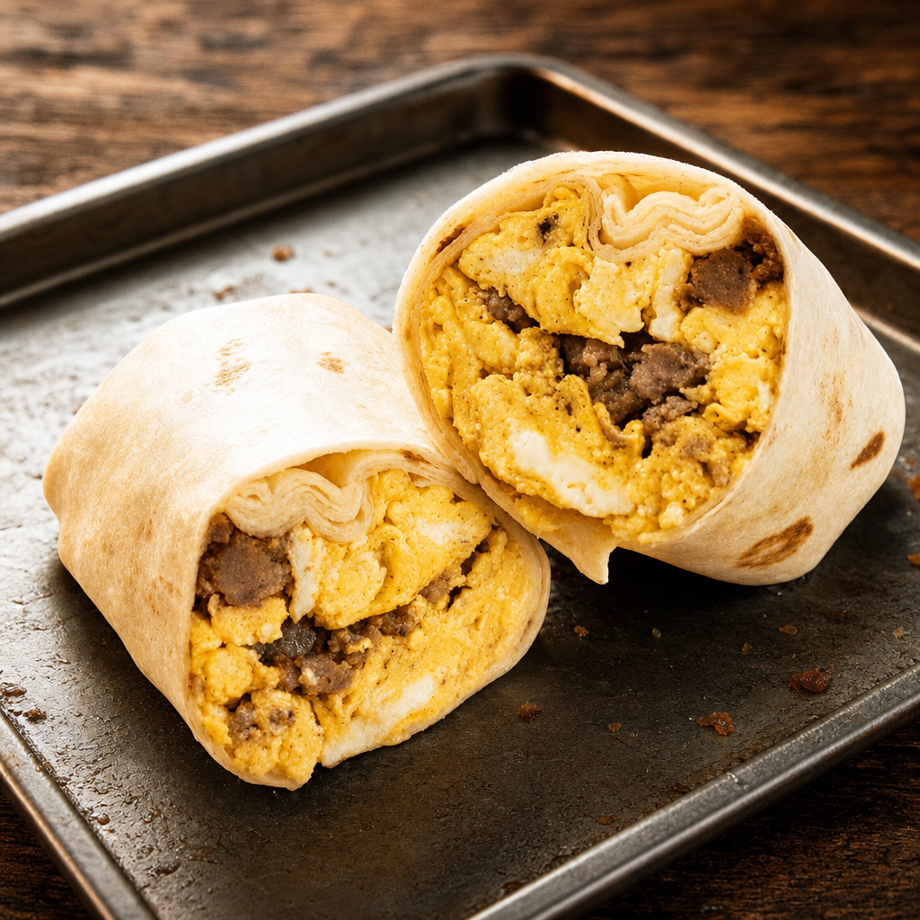 Small Breakfast Burrito.