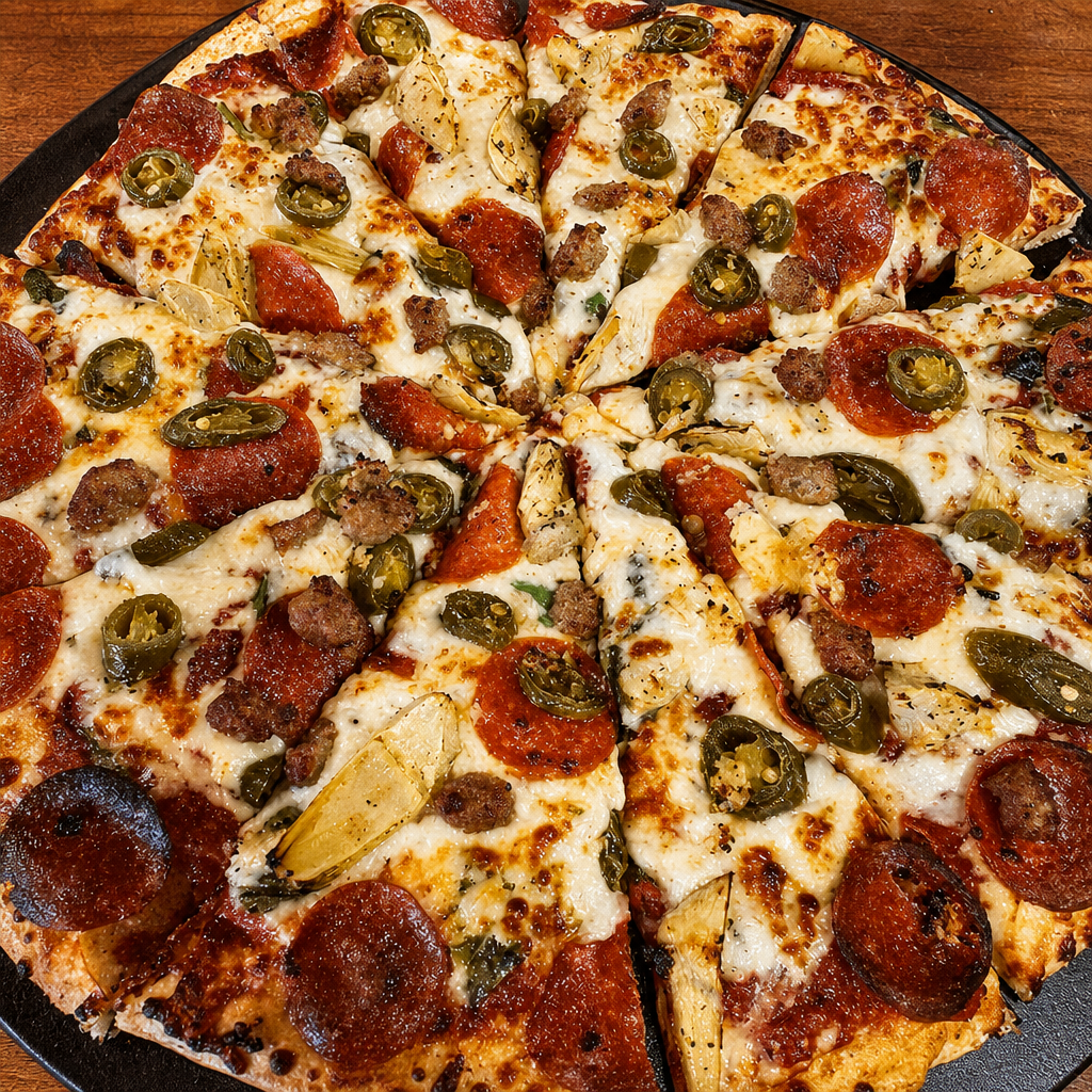 Four Toppings Pie (10").