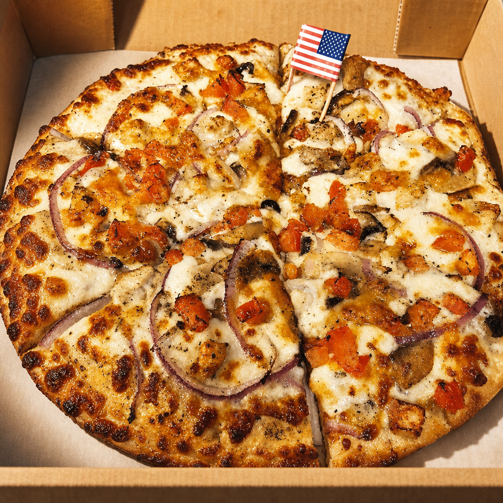 Chicken Alfredo Pie (15").