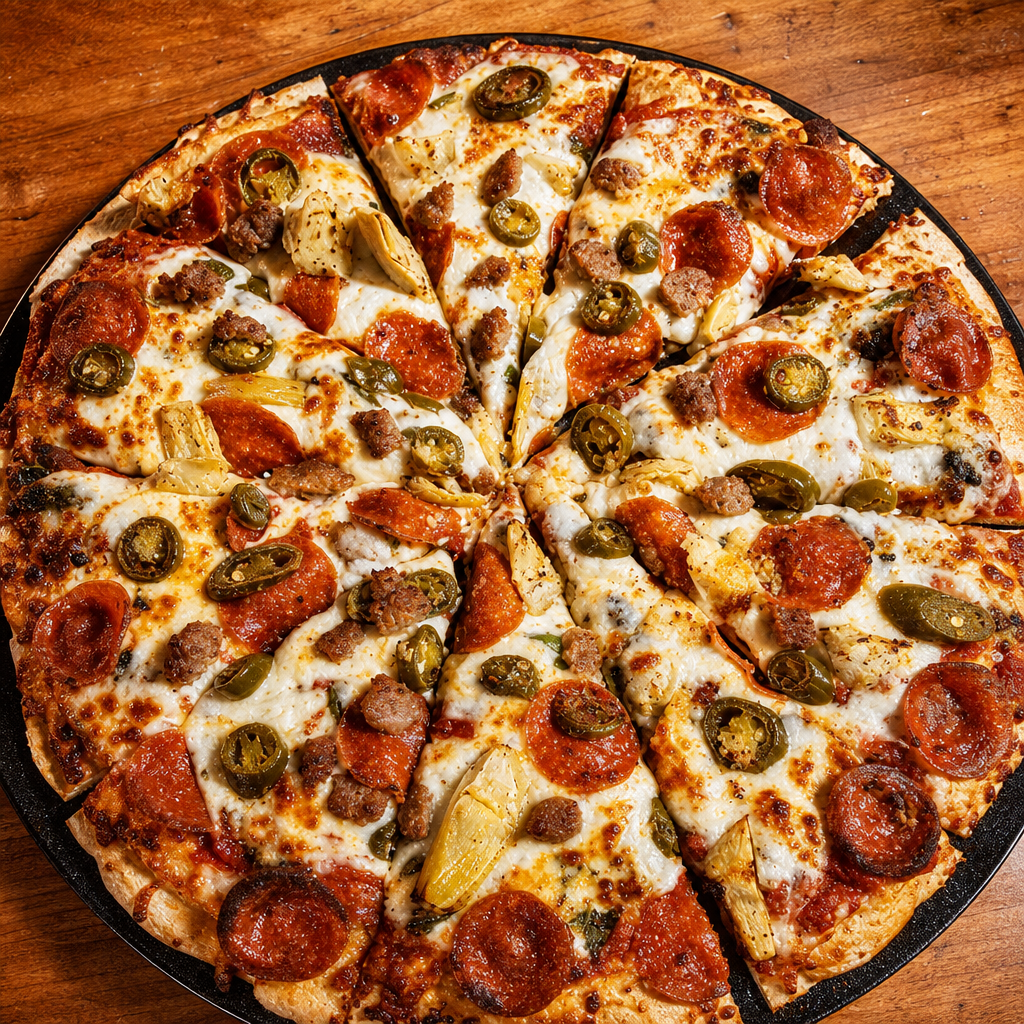 Five Toppings Pie (15").
