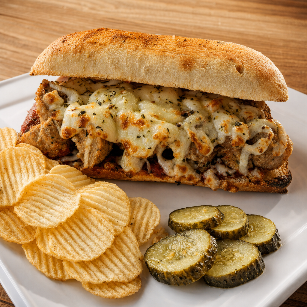 Meatballs Sandwich.