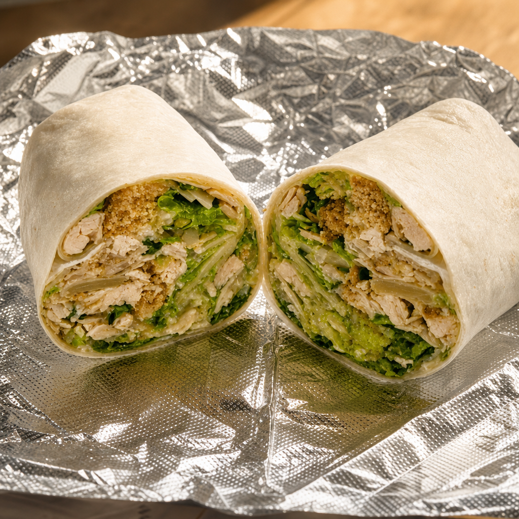 92. Chicken Caesar Wrap