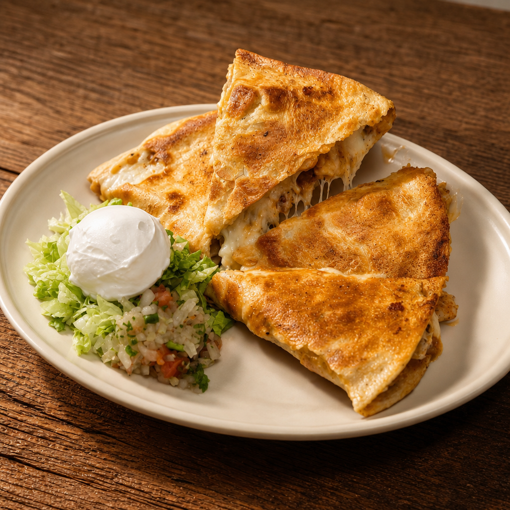 Boudin Quesadilla