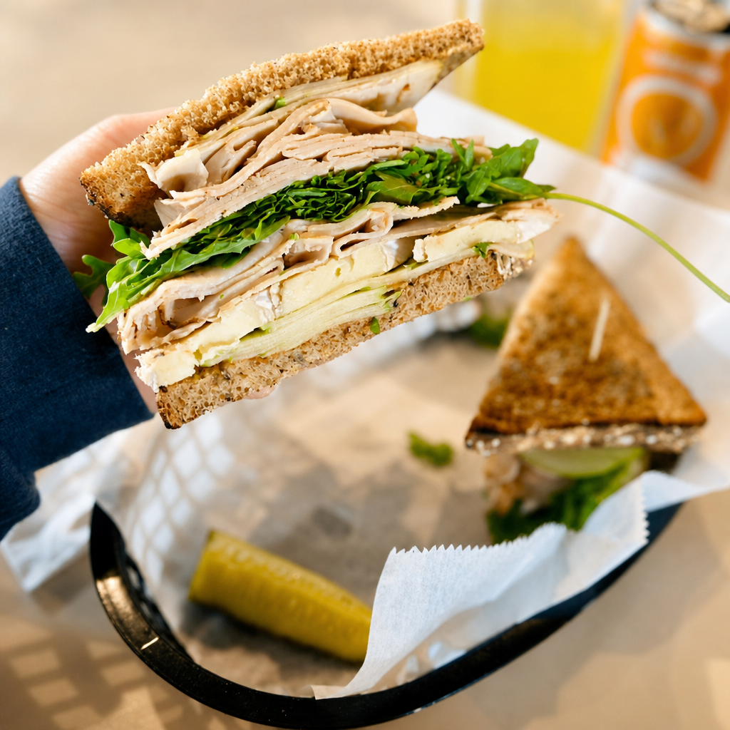 TURKEY APPLE BRIE SANDWICH
