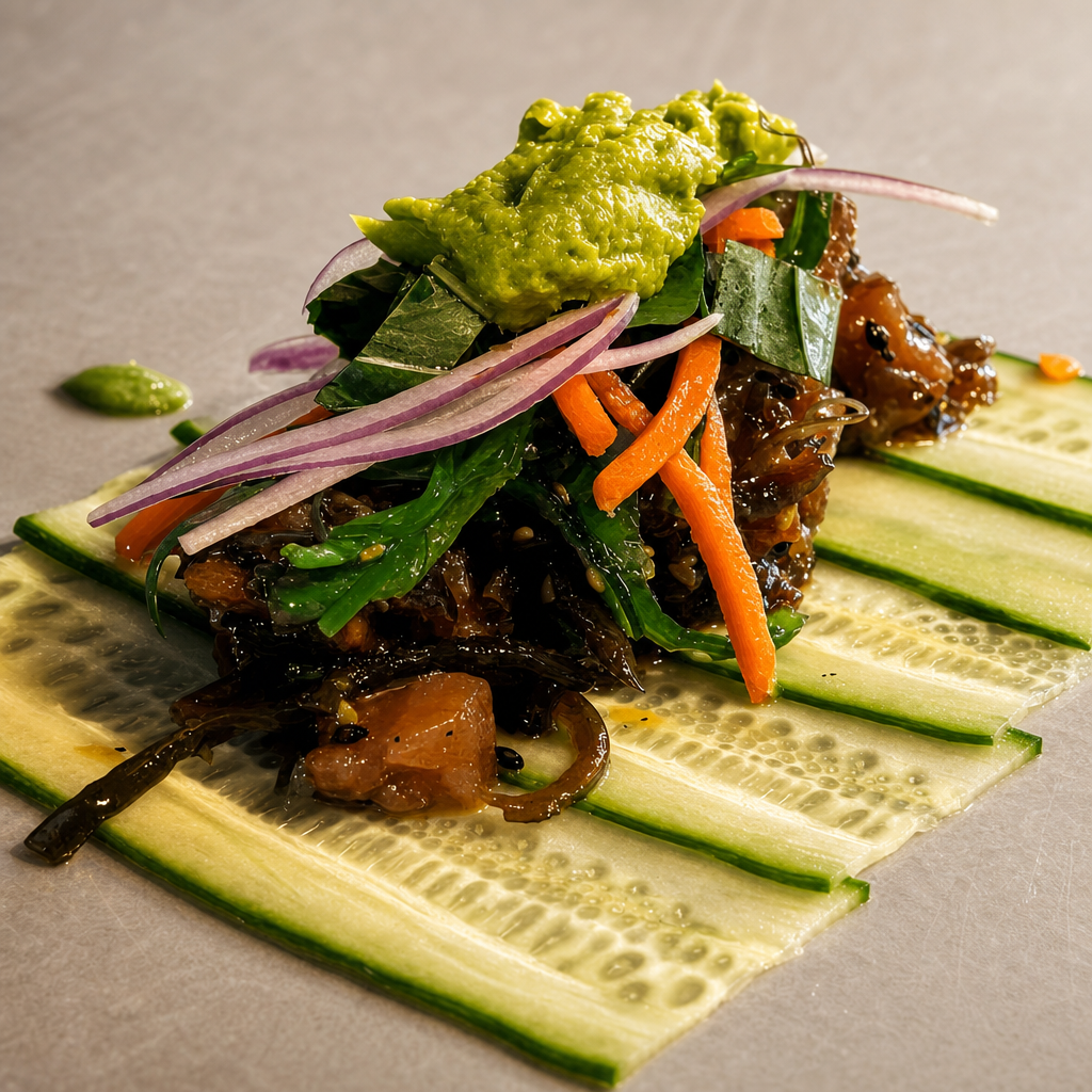 AHI POKÉ SPRING ROLLS