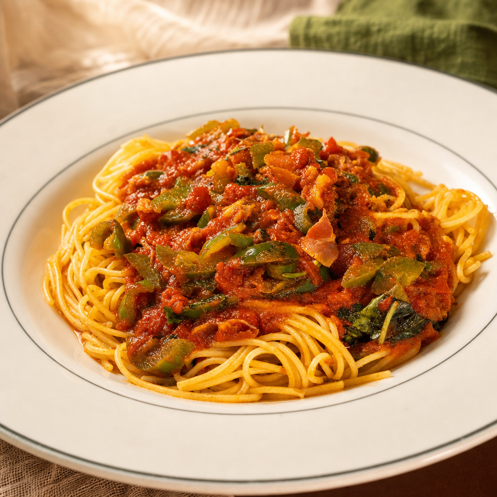 Arrabiata Pasta.