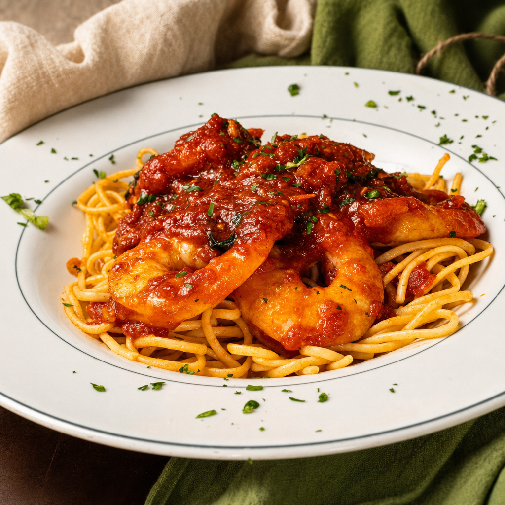 Shrimp Fra Díavlo.