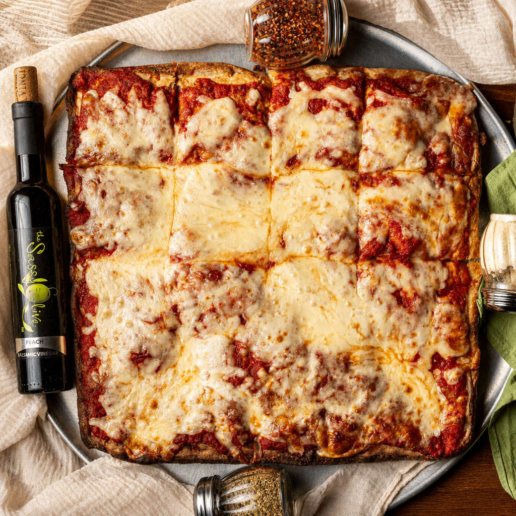 New York Pizza (Sicilian - 12 Slices 16" Square).