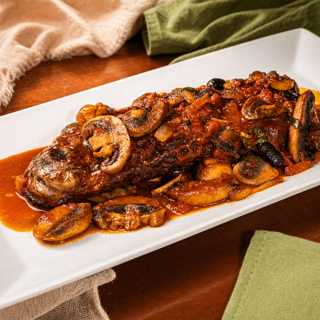 Steak Pizzaiola.