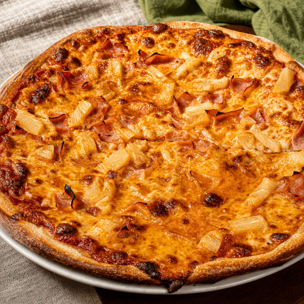 Hawaiian Pizza (Gluten Free Pizza Crust - 6 Slices 12").