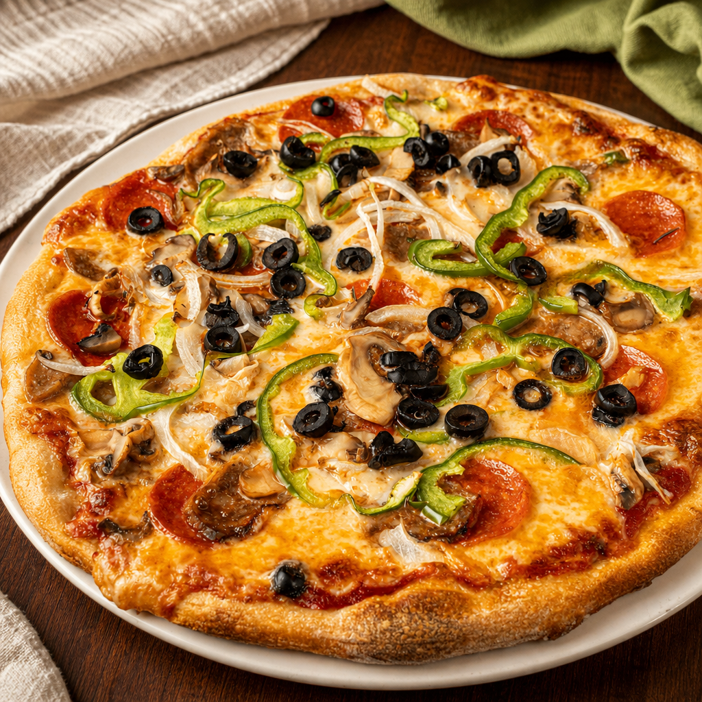Everything Pizza (Personal - 6 Slices 10").