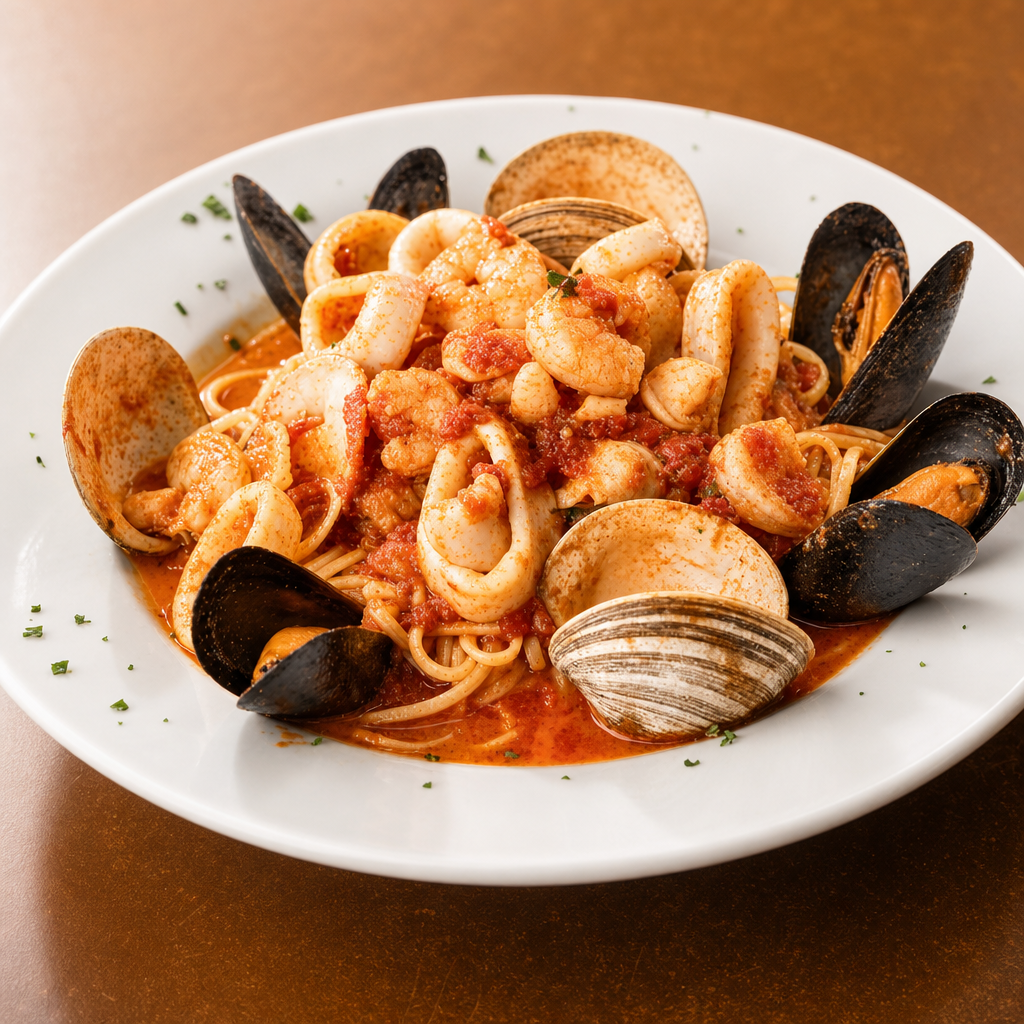 Linguini Al Pesce.