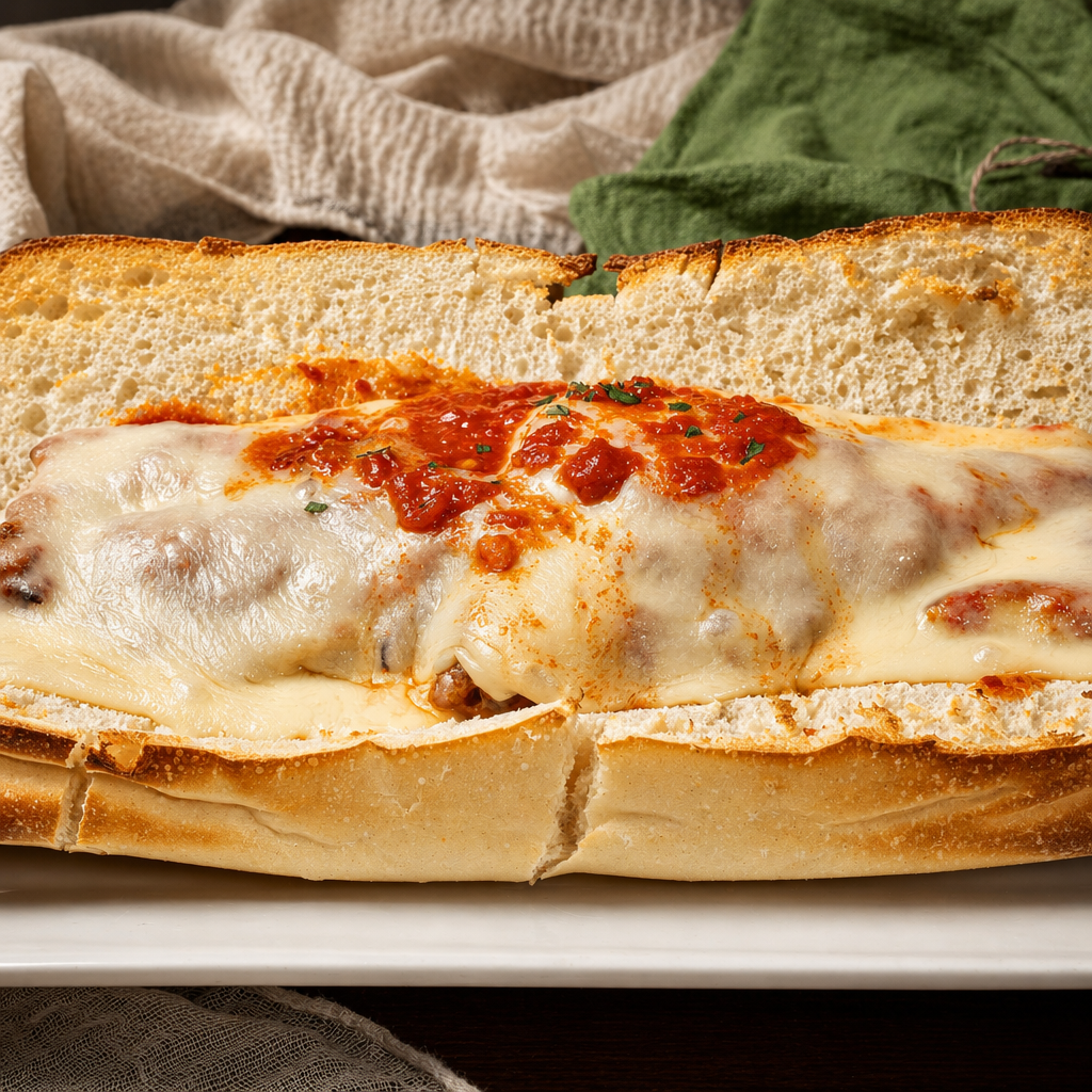 Chicken Parmigiana Sandwich.