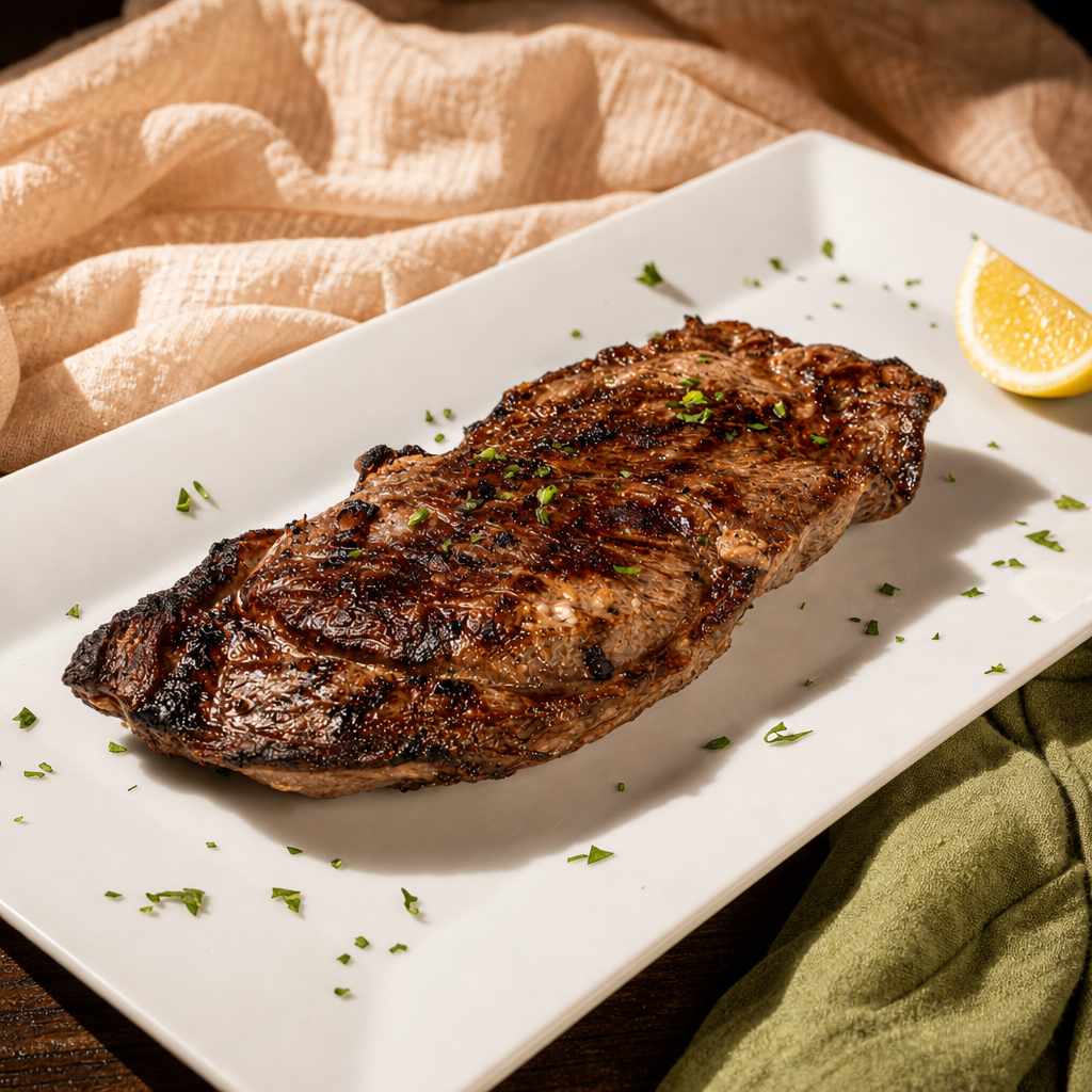 Grilled Strip Steak.