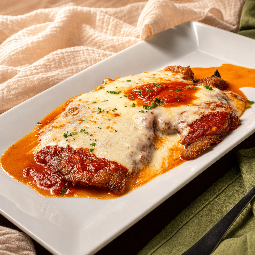 Veal Parmigiana.
