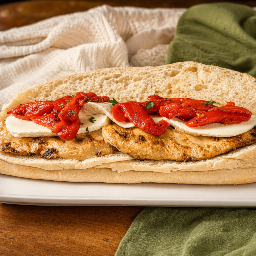 Italian Chicken Sandwich Sandwich.