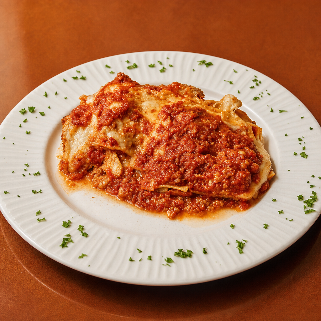 Lasagna Bolognese.