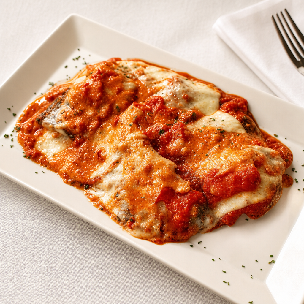 Portobello Parmigiana.