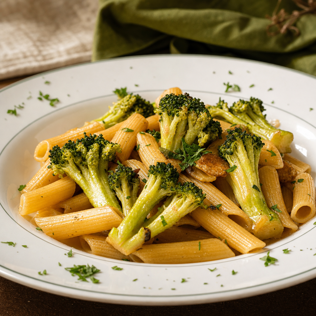 Broccoli & Garlic.