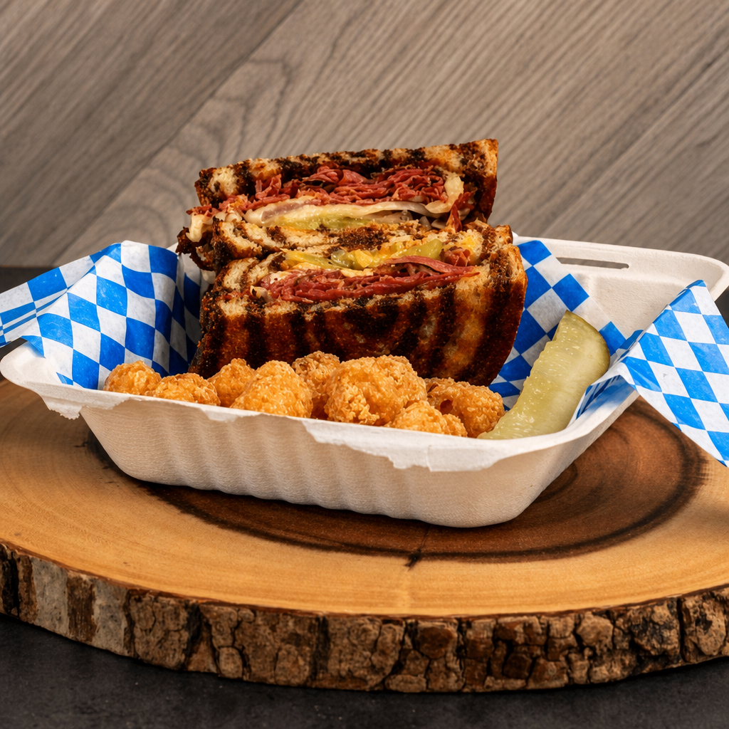 Spicy Hot Pastrami Reuben Sandwich