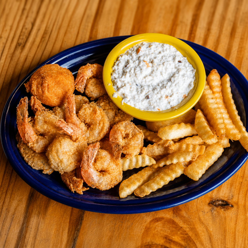 Shrimp Plate.