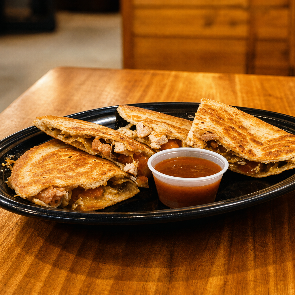 BBQ Quesadilla.
