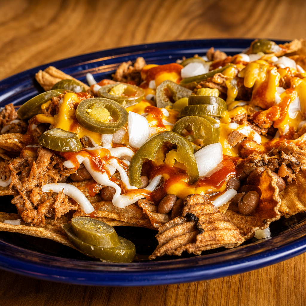 Bar-B-Que Nachos.