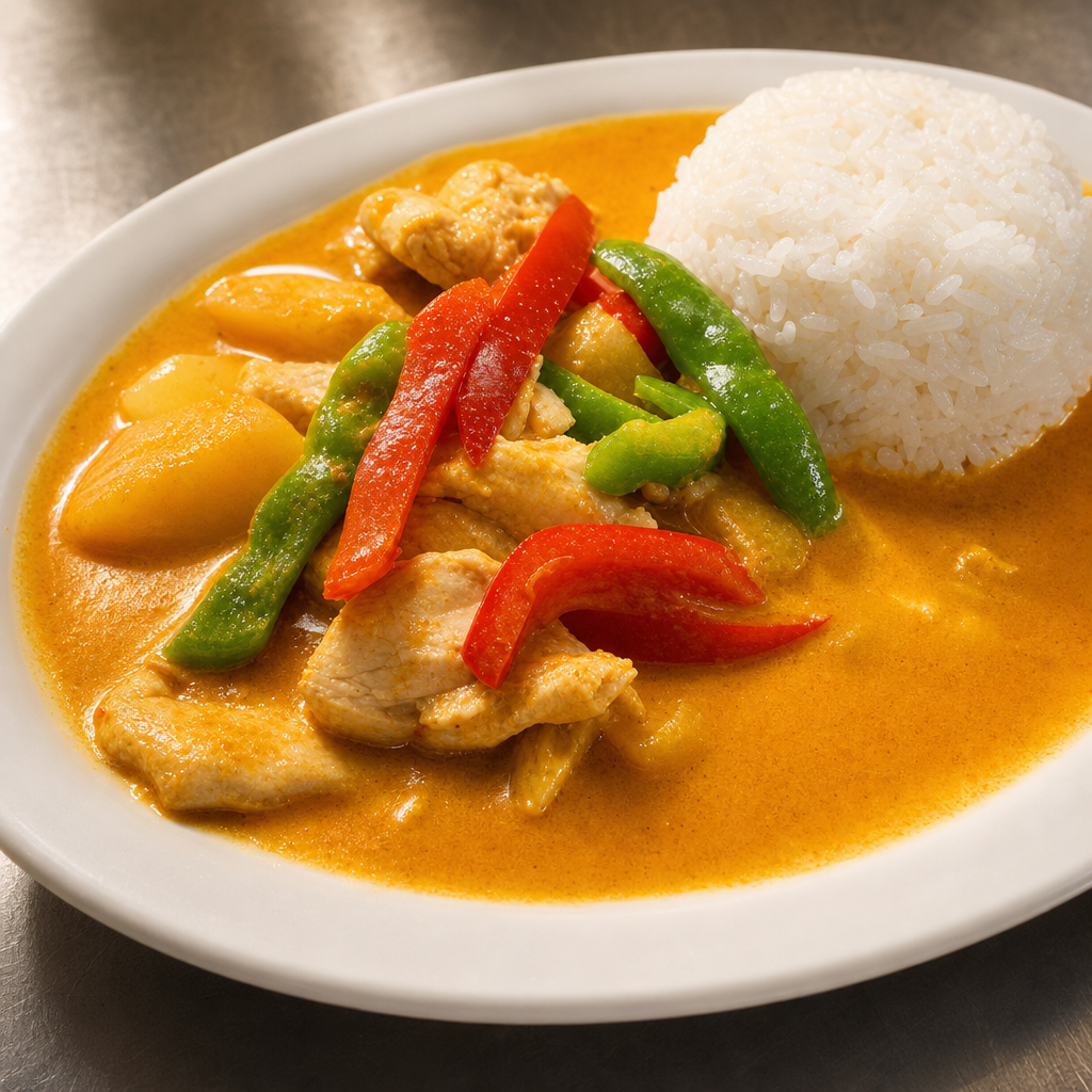 Panang Curry + Side.