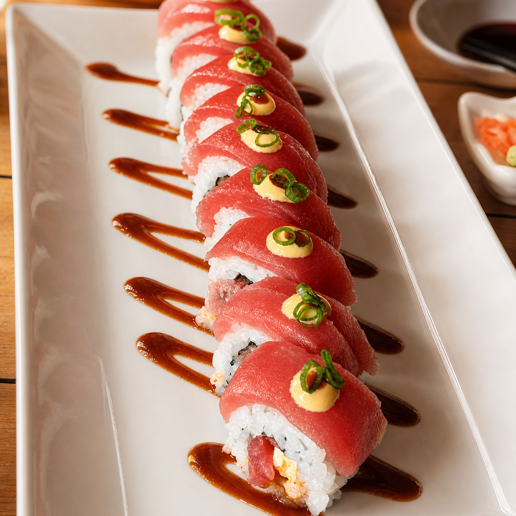 <Tuna Medley Roll * $20.