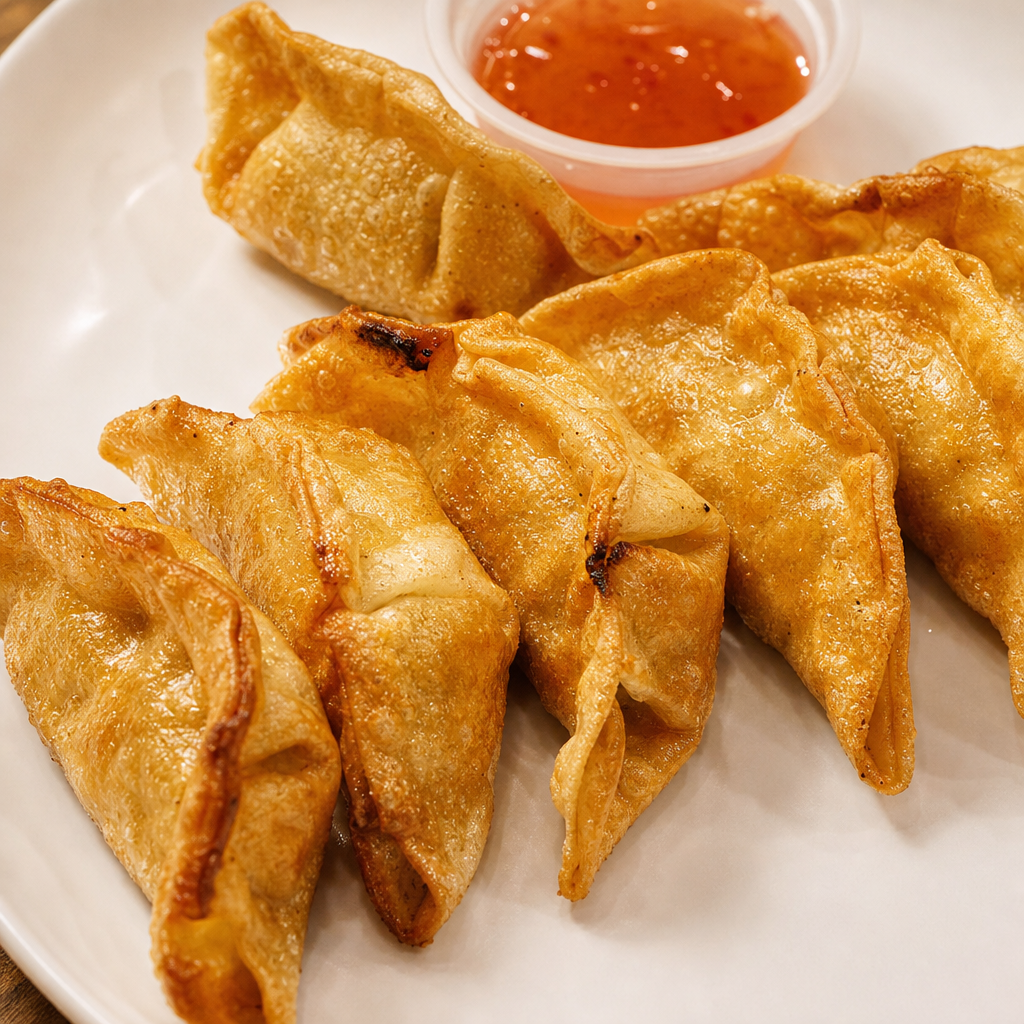 Fried Gyoza.