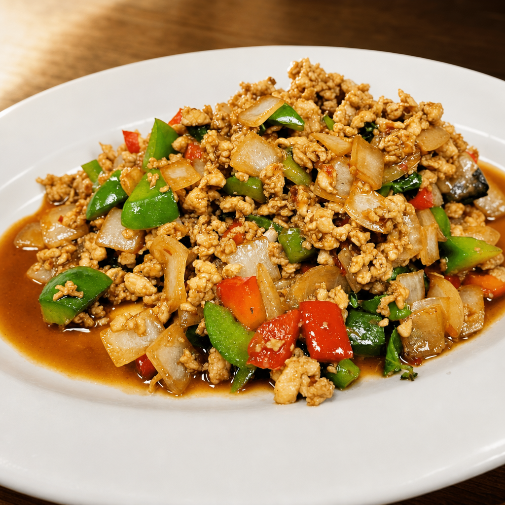 Basil Chicken + Rice *Lunch.