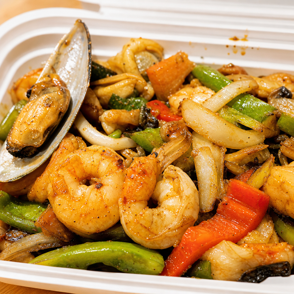 Magnificent Seafood + Rice.