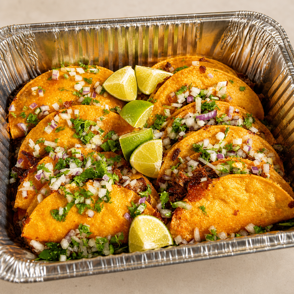 10 Quesabirrias Tray.