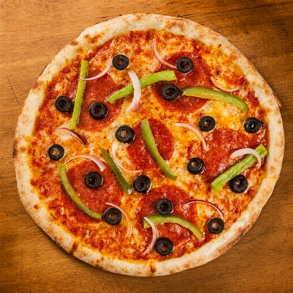 Pizza Your Way - 6 Toppings.